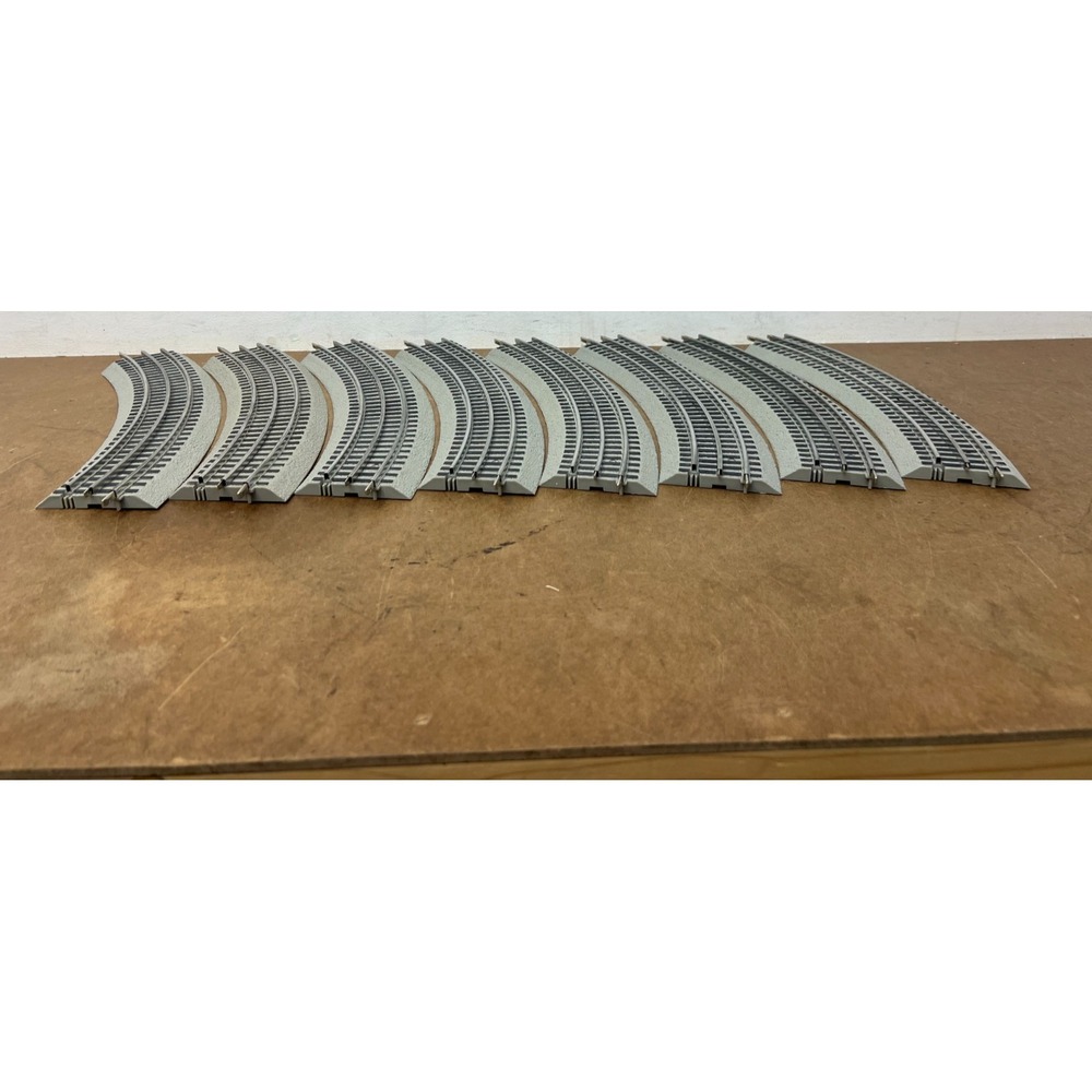 Lionel Fastrack Lot of 8 O Guage Curve Track Set Model Railroad 1:48 scale